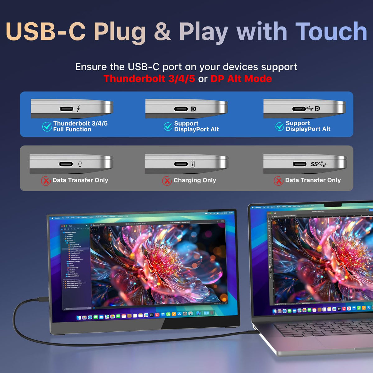 kksmart full HD display delivers crisp colors with 90 percent sRGB and 280 nits brightness