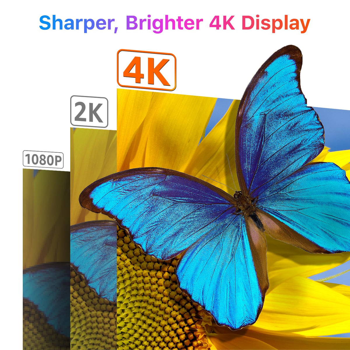 kksmart portable monitor 17.3 ports back showing USB-C and HDMI versatility