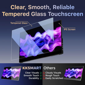 kksmart protective sleeve with kickstand keeps the monitor safe and ready at a desk or on the go