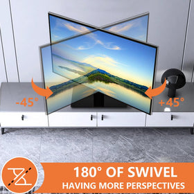 KKTONER stand base features non-slip mats protecting desktop and preventing movement