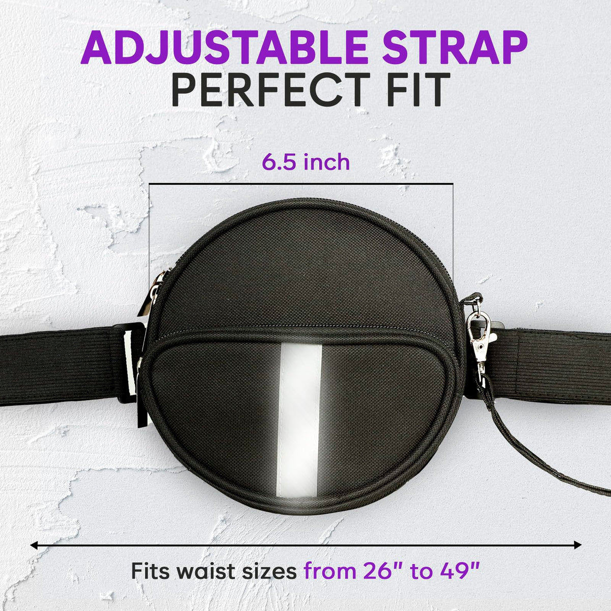 KLIM adjustable strap worn crossbody demonstrating hands-free comfort and secure fit