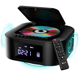 KLIM boombox E1 front view showing speakers and sleek design, delivering powerful sound