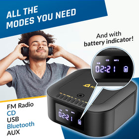 KLIM boombox E1 subwoofer close-up, improved bass performance