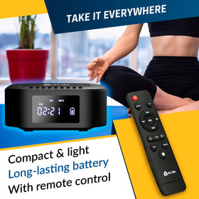 KLIM boombox E1 USB and AUX ports showing versatile wired connectivity