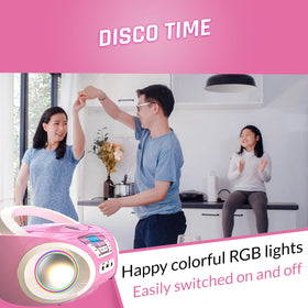 KLIM Candy RGB lights in action creating playful disco atmosphere