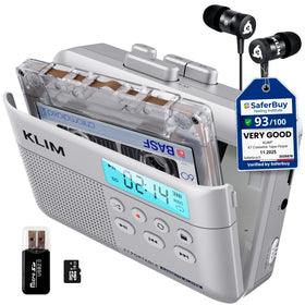 KLIM K7 front view showing player and speaker for easy playback