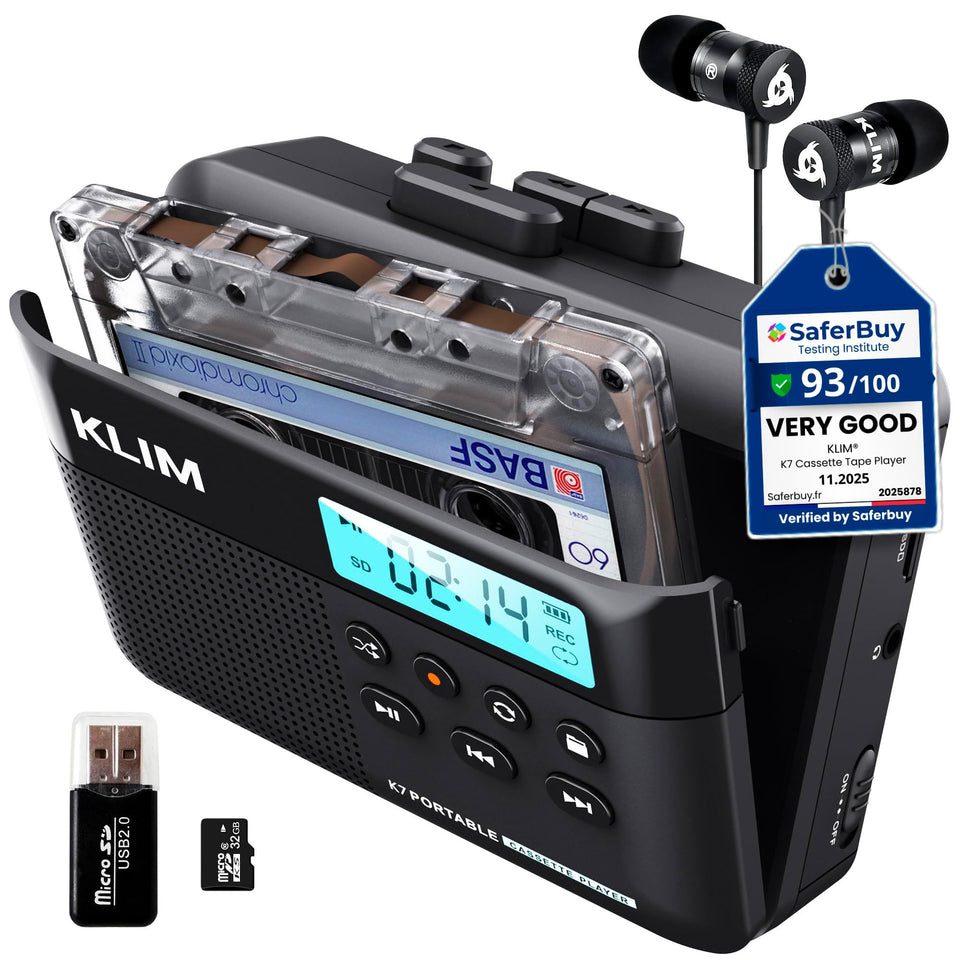 KLIM K7 front view showing buttons and display for easy operation