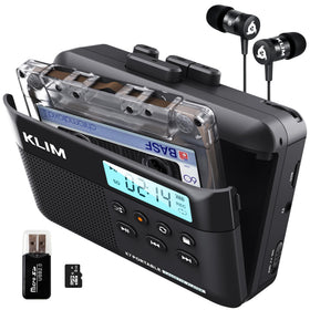 KLIM K7 front view showing cassette door and display, easy access and clear controls