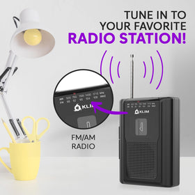 KLIM K8 AM-FM radio feature in action for diverse tunes.