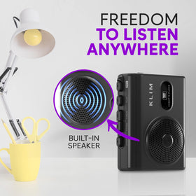 KLIM K9 built-in speaker and microphone for easy music and memos.