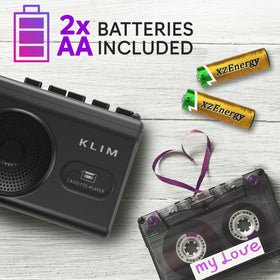 KLIM K9 earphones included for private listening sessions.