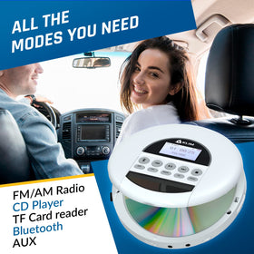 KLIM Nomad Bluetooth, AUX, and TF Card ports enable versatile playback