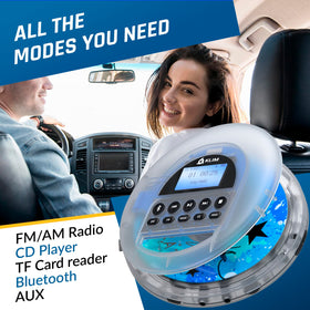 KLIM Nomad Transparent Bluetooth pairing demonstrates wireless music freedom