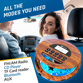 KLIM Fusion earbuds bundled with KLIM Nomad Wood for immediate listening convenience