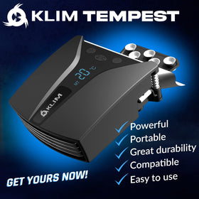 KLIM Tempest temperature detection panel highlights auto mode responsiveness.