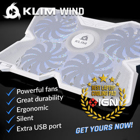 KLIM Wind closeup of fan grille highlighting robust fans for fast cooling