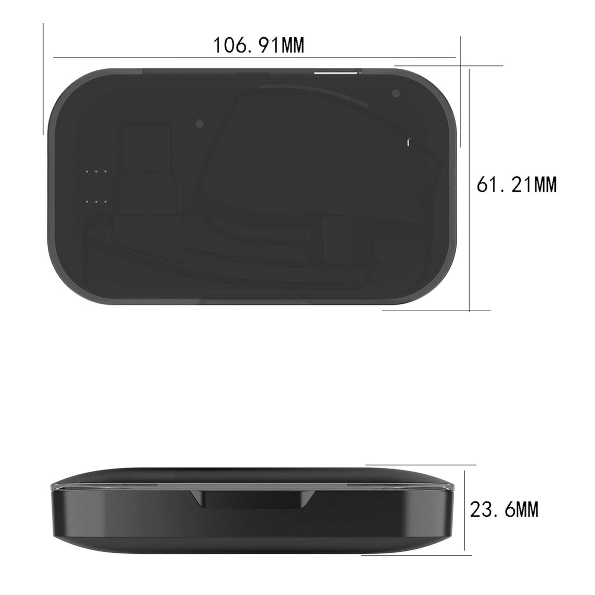 Klipdasse Power Charging Case includes Micro USB cable for easy recharging.