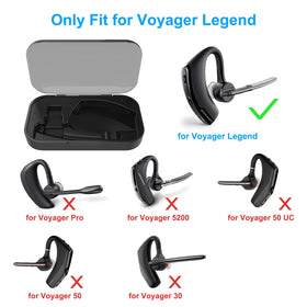 Klipdasse Power Charging Case with two-in-one desktop dock for Voyager Legend.