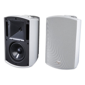 Klipsch AW-650 outdoor speaker woofer delivering clear outdoor sound