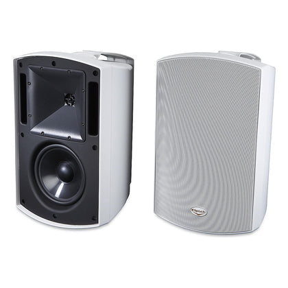 Klipsch AW-650 outdoor speaker woofer delivering clear outdoor sound