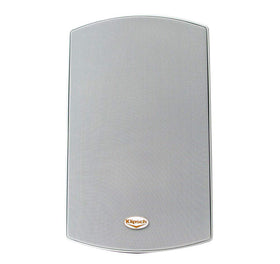 Klipsch AW-650 tractrix horn delivering clean highs in open-air spaces