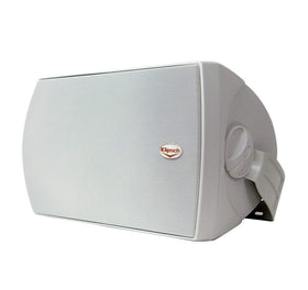 Klipsch AW-650 weatherproof enclosure with rustproof grille for outdoor durability