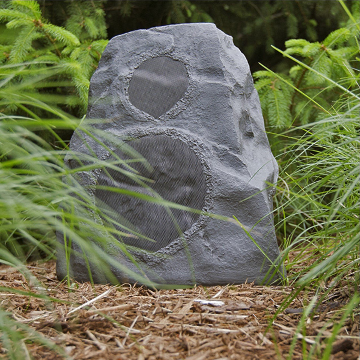 Dual polymer dome tweeters provide clear highs in any outdoor setting.