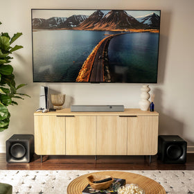 Klipsch Flexus Core 100 Onkyo-powered system with fast connectivity.