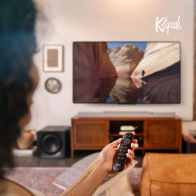 Klipsch Flexus Core 200 TV setup with sleek design