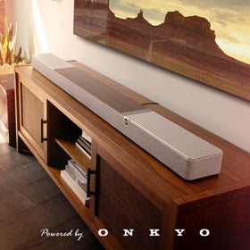 Klipsch Flexus Core 300 Dolby Atmos setup for immersive height cues.