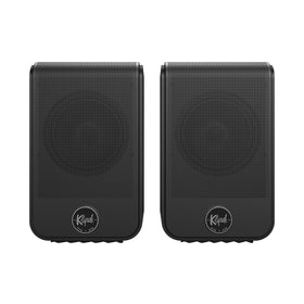 Klipsch Flexus Surround 100 front view, highlighting sleek design for premium theater sound.