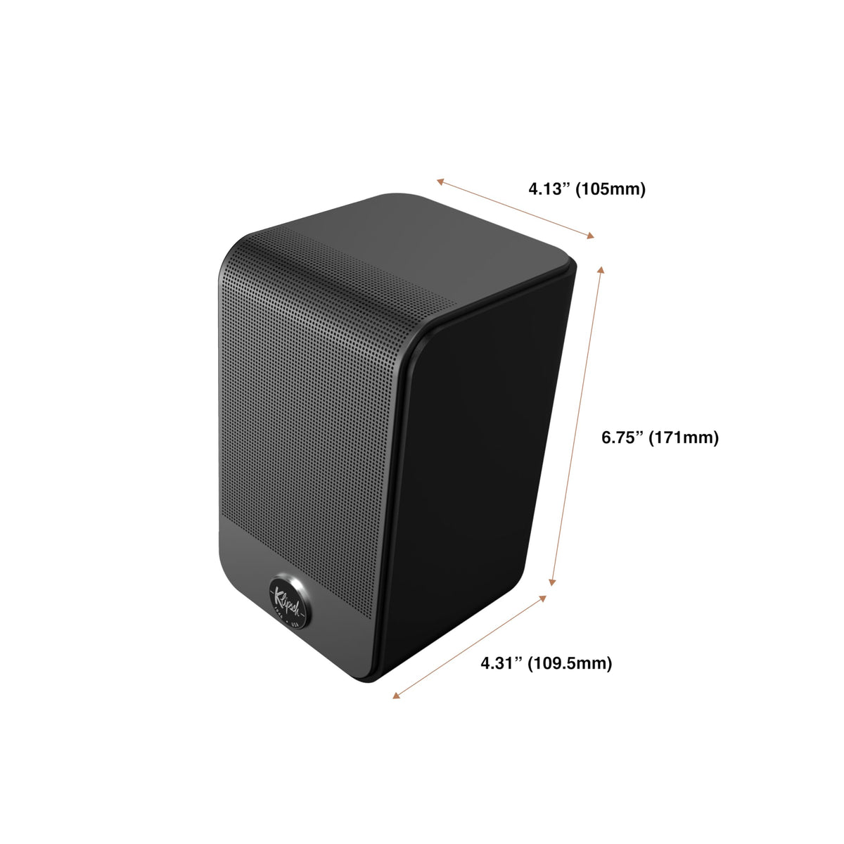 Klipsch Flexus Surround 100 rear panel, with easy ports and clean cabling.