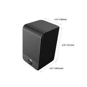 Klipsch Flexus Surround 100 rear panel, with easy ports and clean cabling.