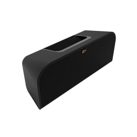 Klipsch Groove XXL backyard patio setup with bold bass for gatherings.