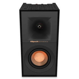 Klipsch R-40SA dimensions 7h-5.75w-12.7d shown.