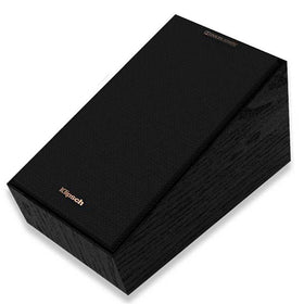 Klipsch R-40SA magnetic grilles offer a sleek, hidden-fastener look.