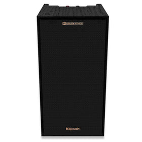 Klipsch R-40SA pair in packaging for home theater setup.