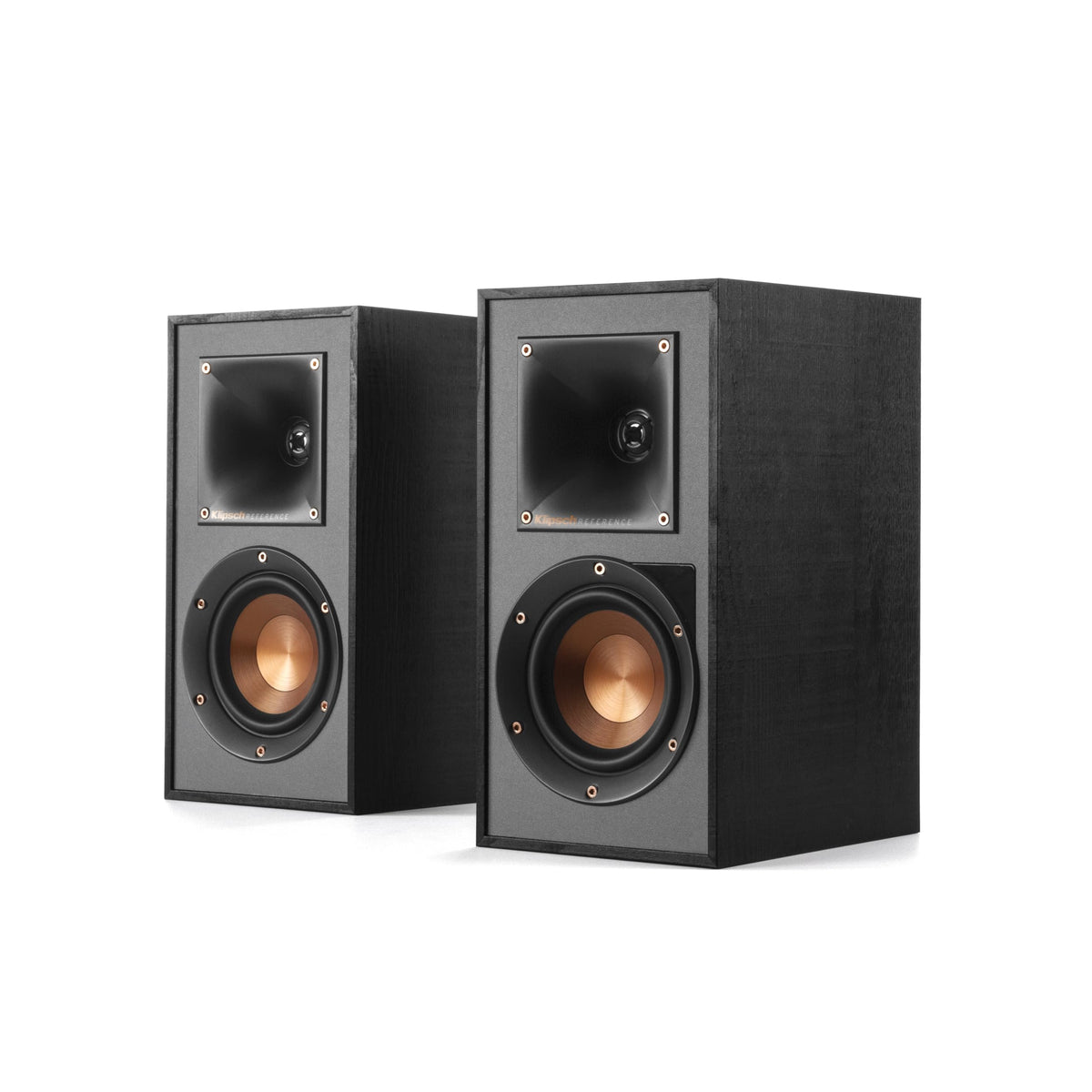 Klipsch R-41M woofer delivers rich, controlled bass in compact setups.