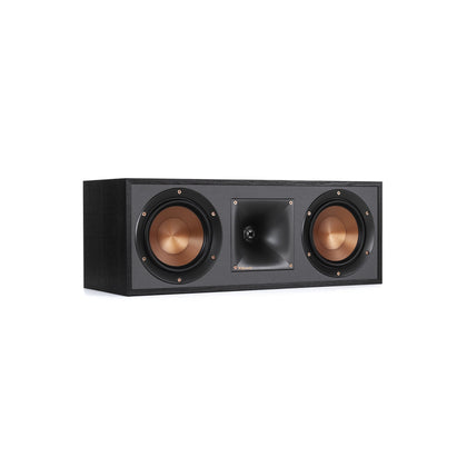 Klipsch R-52C center speaker front view, enhancing dialogue clarity and home theater immersion.