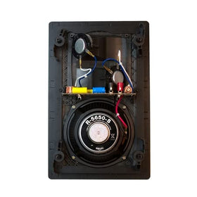 Klipsch R-5650-S II in-wall pair horn array detail highlights immersive surround potential