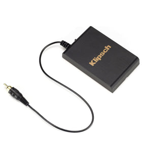 Klipsch R-80SWi black finish adds sleek decor touch