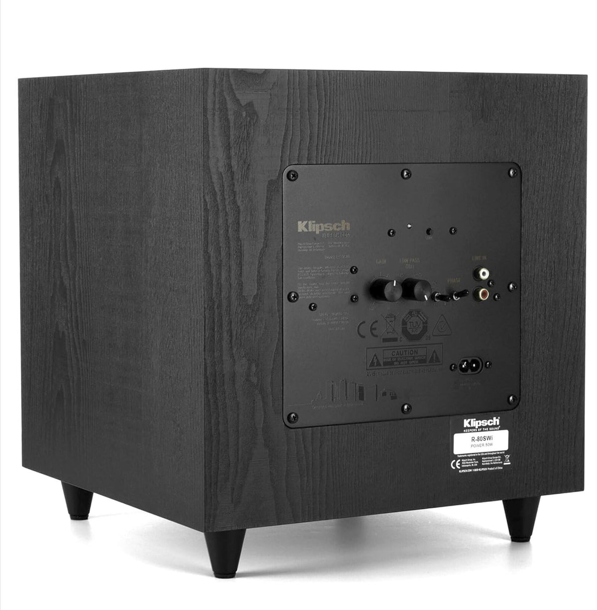 Klipsch R-80SWi compact design fits any living space