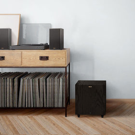 Klipsch R-80SWi down-firing driver enables flexible room placement