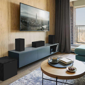 Klipsch R-50M black finish fits contemporary rooms
