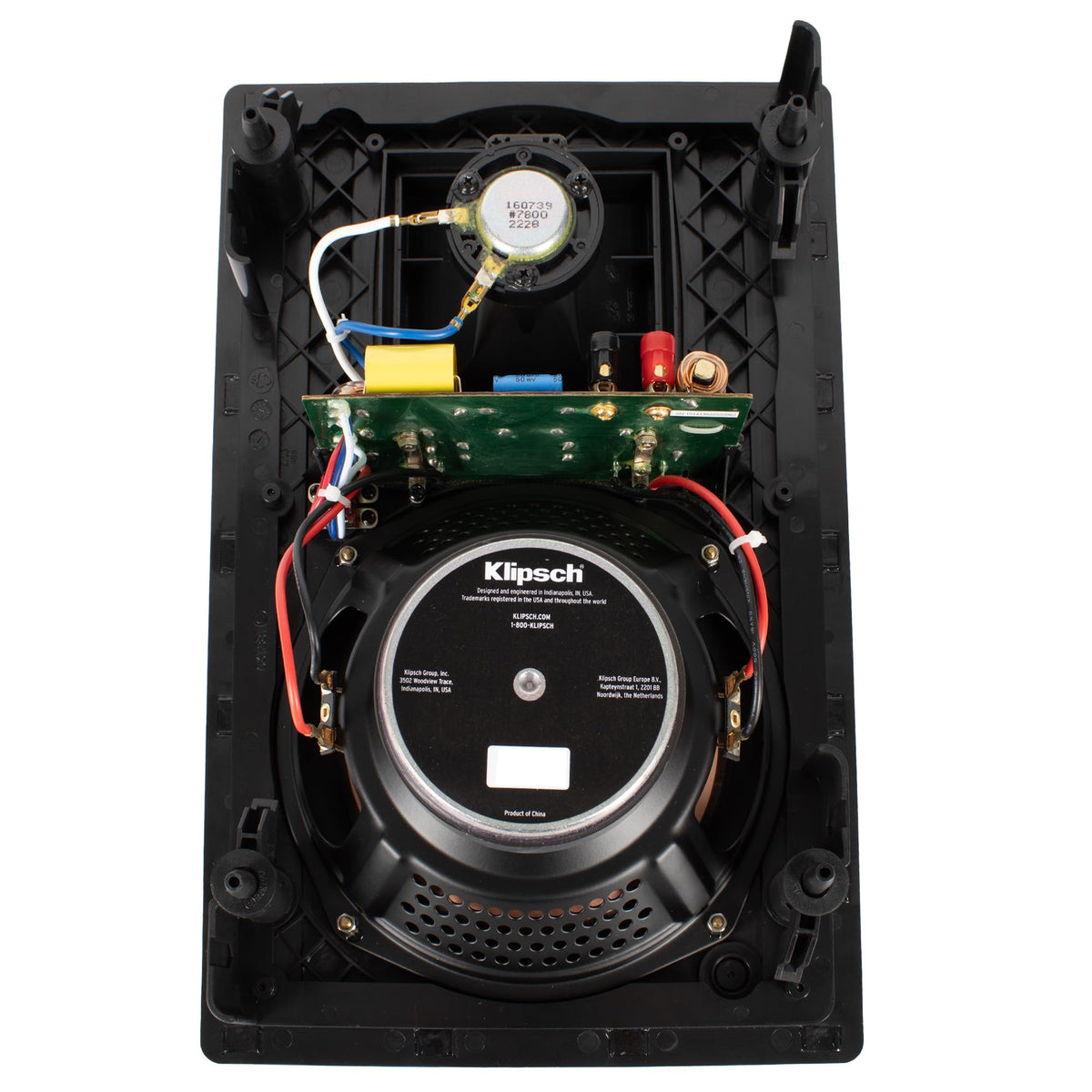 Klipsch R-5800-W II backside installation view for easy mounting.