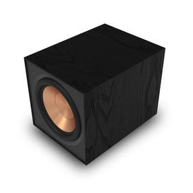 Klipsch Reference R-101SW 10-inch woofer delivering deep, controlled bass for home theaters.