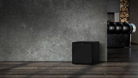 Front-firing design enables flexible placement within your room.