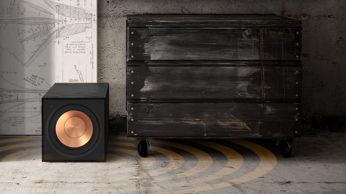 Low-pass crossover and phase controls tailor bass to the system.
