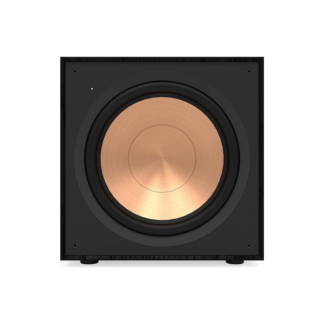 Klipsch Reference R-121SW front-firing subwoofer shows flexible placement and deep bass