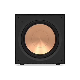 Klipsch Reference R-121SW front-firing subwoofer shows flexible placement and deep bass